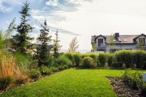 nowoczesny ogrod poznań, projekt ogrodu Poznań, minimalistyczny ogród, beton w ogrodzie, ogrody rockandflower studio projektowanie ogrodów poznań, architektura krajobrazu poznań