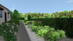 ogród naturalistyczny, ogród kwiatowy , projekt ogrodu