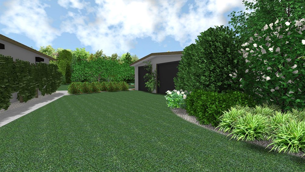 ogród naturalistyczny, projekt ogrodu Poznań, ogród klasyczny