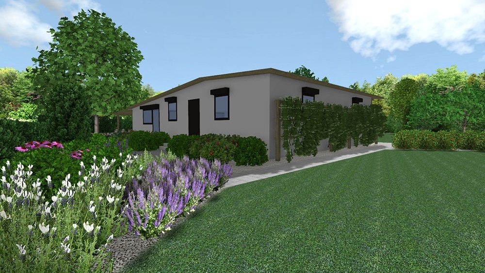 ogród naturalistyczny, projekt ogrodu Poznań, ogród kwiatów