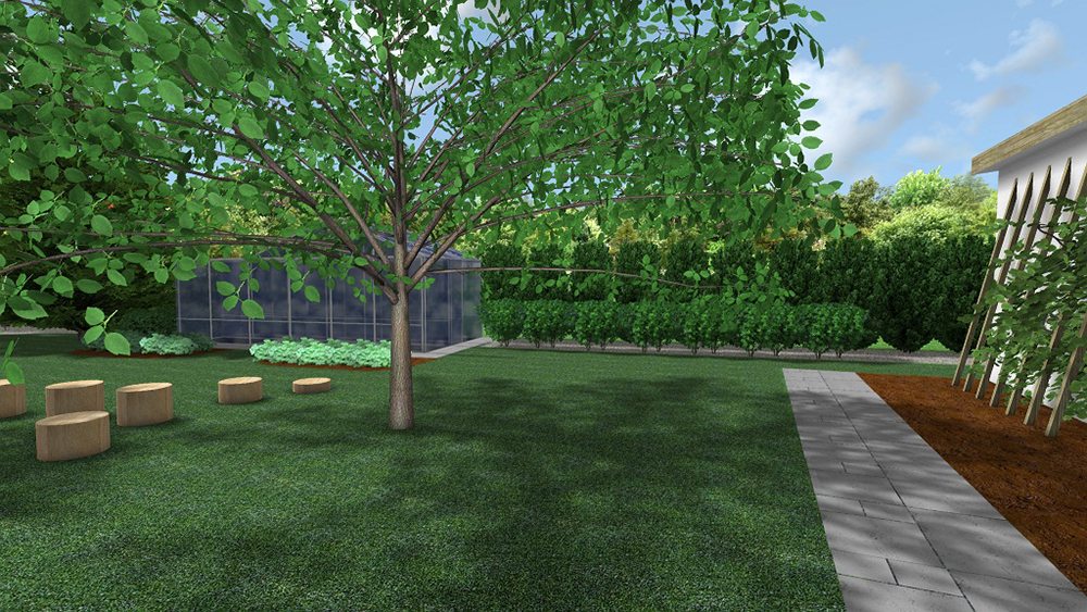 ogród naturalistyczny, projekt ogrodu Poznań, ogródek warzywny