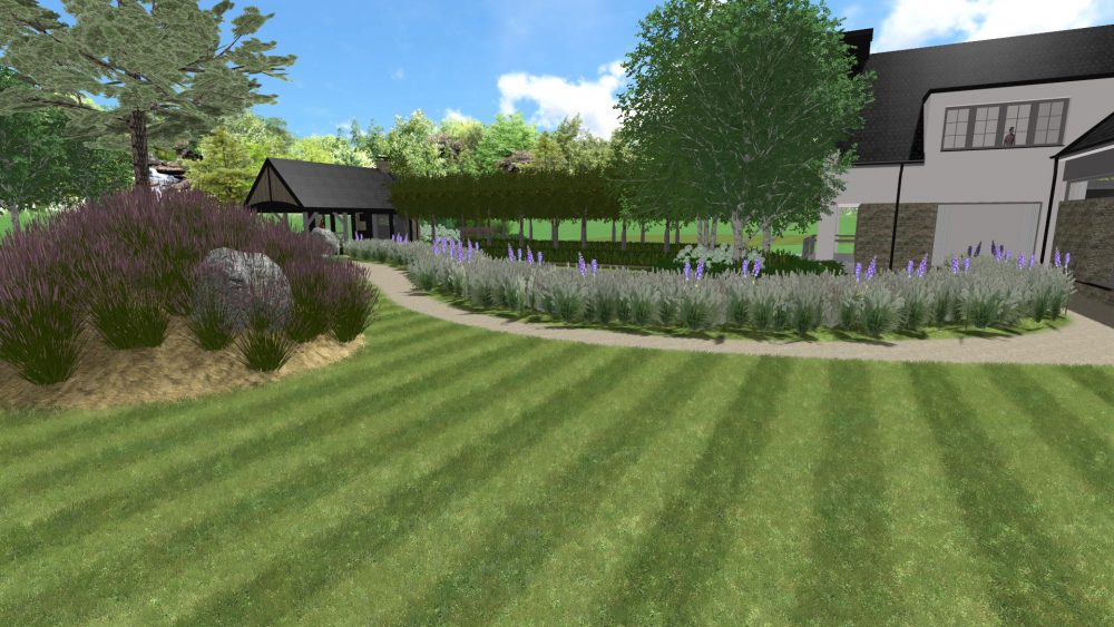 projekt ogrodu poznań, projekt ogrodu nad jeziorem, zagospodarowanie terenu zieleni Poznań