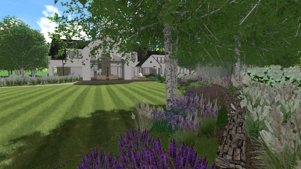 projekt ogrodu poznań, projekt ogrodu nad jeziorem, zagospodarowanie terenu zieleni Poznań