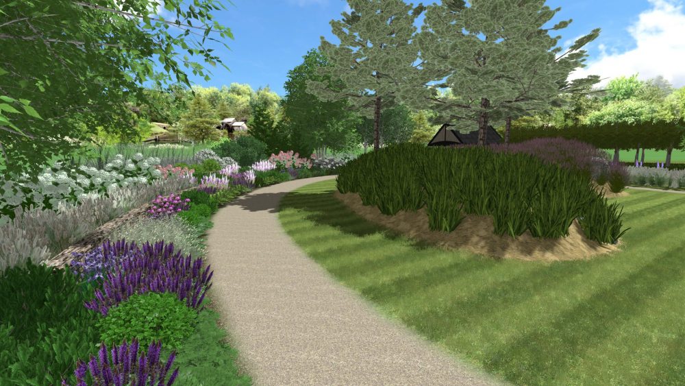 projekt ogrodu poznań, projekt ogrodu nad jeziorem, zagospodarowanie terenu zieleni Poznań