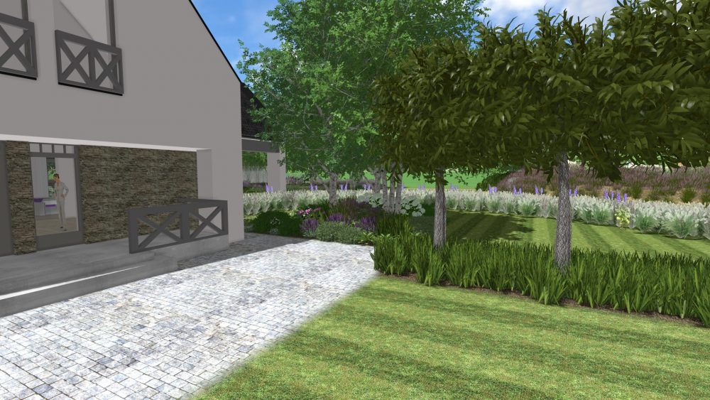 projekt ogrodu poznań, projekt ogrodu nad jeziorem, zagospodarowanie terenu zieleni Poznań