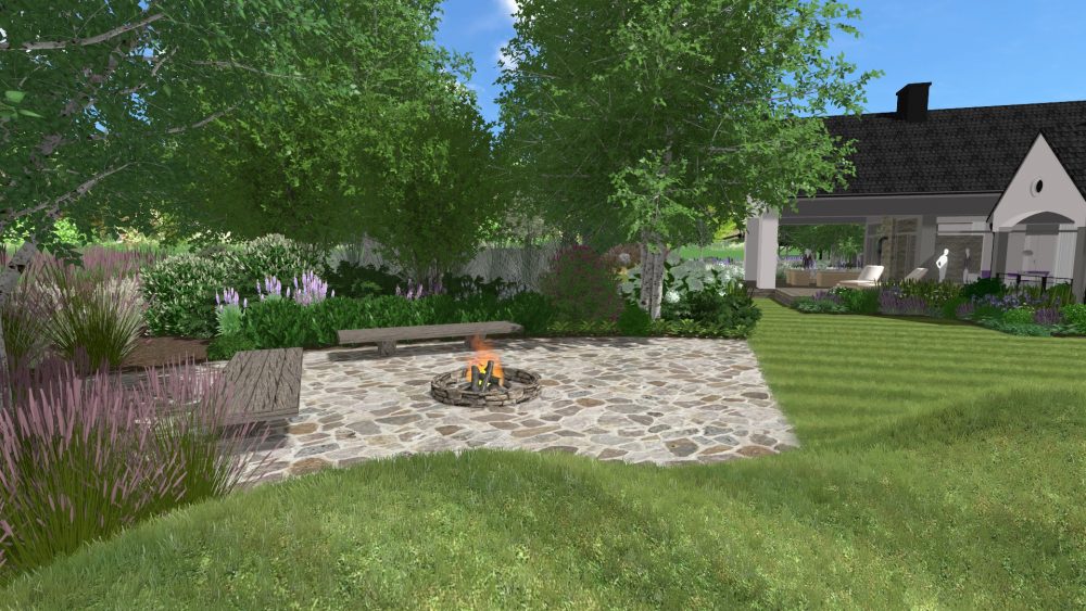 projekt ogrodu poznań, projekt ogrodu nad jeziorem, zagospodarowanie terenu zieleni Poznań