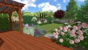 projekt ogrodu przy szeregowcu w Pradze, ogród bylin, projektowanie ogrodów Rockandflower studio Rfstudio Rock&Flower studio (7)