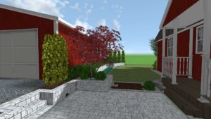 ogród naturalistyczny, projekt ogrodu w szwecji,zagospodarowanie terenu