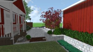 ogród naturalistyczny, projekt ogrodu w szwecji,zagospodarowanie terenu