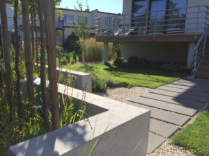 nowoczesny ogród Poznań, projekt ogrodu Poznań, projektowanie ogrodów Poznań