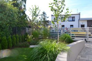 nowoczesny ogród Poznań, projekt ogrodu Poznań, projektowanie ogrodów Poznań