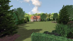 ogrody naturalistyczne - ogród na skarpie - duży ogród przydomowy