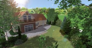 ogrody naturalistyczne - ogród na skarpie - duży ogród przydomowy