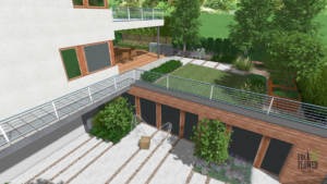 projekt ogrodu Poznań, nowoczesny ogród Poznań, architekt krajobrazu Poznań, projektowanie ogrodów