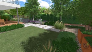 projekt ogrodu Poznań, nowoczesny ogród, architekt krajobrazu Poznań, projektowanie ogrodów