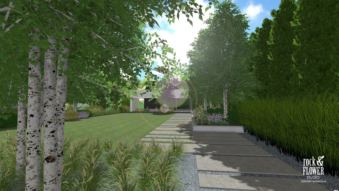 projekt nowoczesnego ogrodu, projektowanie ogrodów Poznań, architekt krajobrazu Poznań (1)