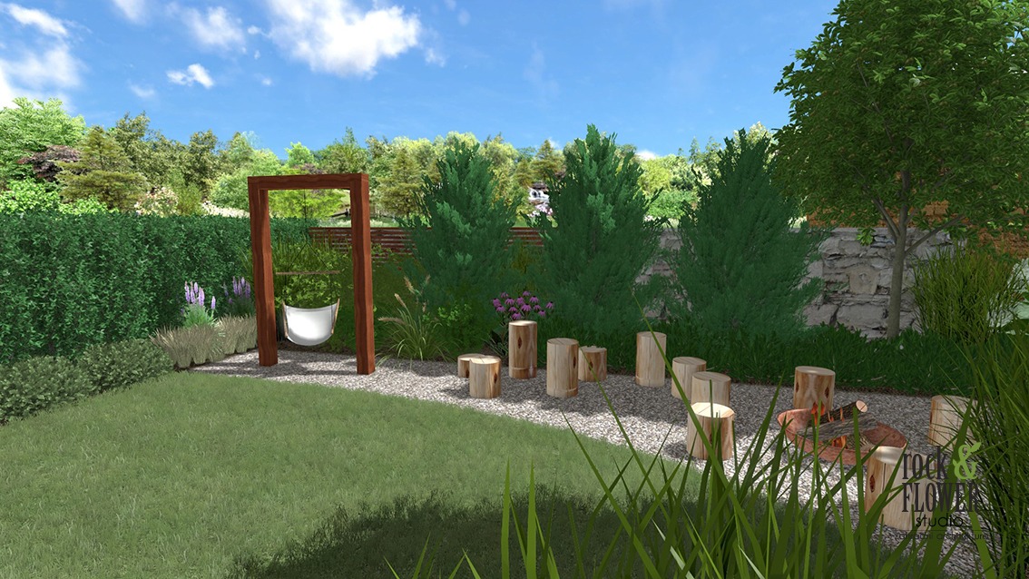 projekt ogrodu rodzinnego Poznań, projektowanie ogrodów Poznań, ogrodowe projekty Poznan, architekt krajobrazu Poznań (7)