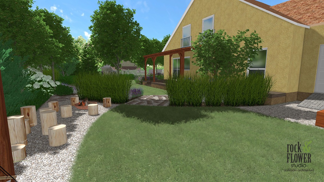 projekt ogrodu rodzinnego Poznań, projektowanie ogrodów Poznań, ogrodowe projekty Poznan, architekt krajobrazu Poznań (7)