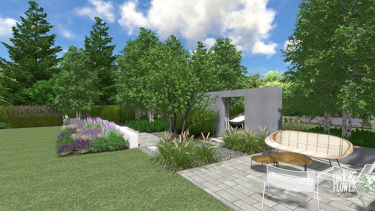 projektowanie ogrodów Poznań, nowoczesne ogrody Poznań, projektowanie nowoczesnych ogrodów w Poznaniu, altana ogrodowa, architektura krajobrazu, nowoczesne projektowanie ogrodów (14)
