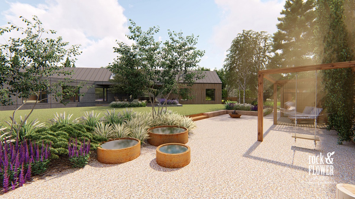 architekt krajobrazu Poznań, nowoczesny projekty ogrodów Poznań