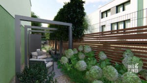 ogród z basenem Poznań