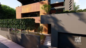 nowoczesny ogród Projekt, pracownia architektury krajobrazu Poznań