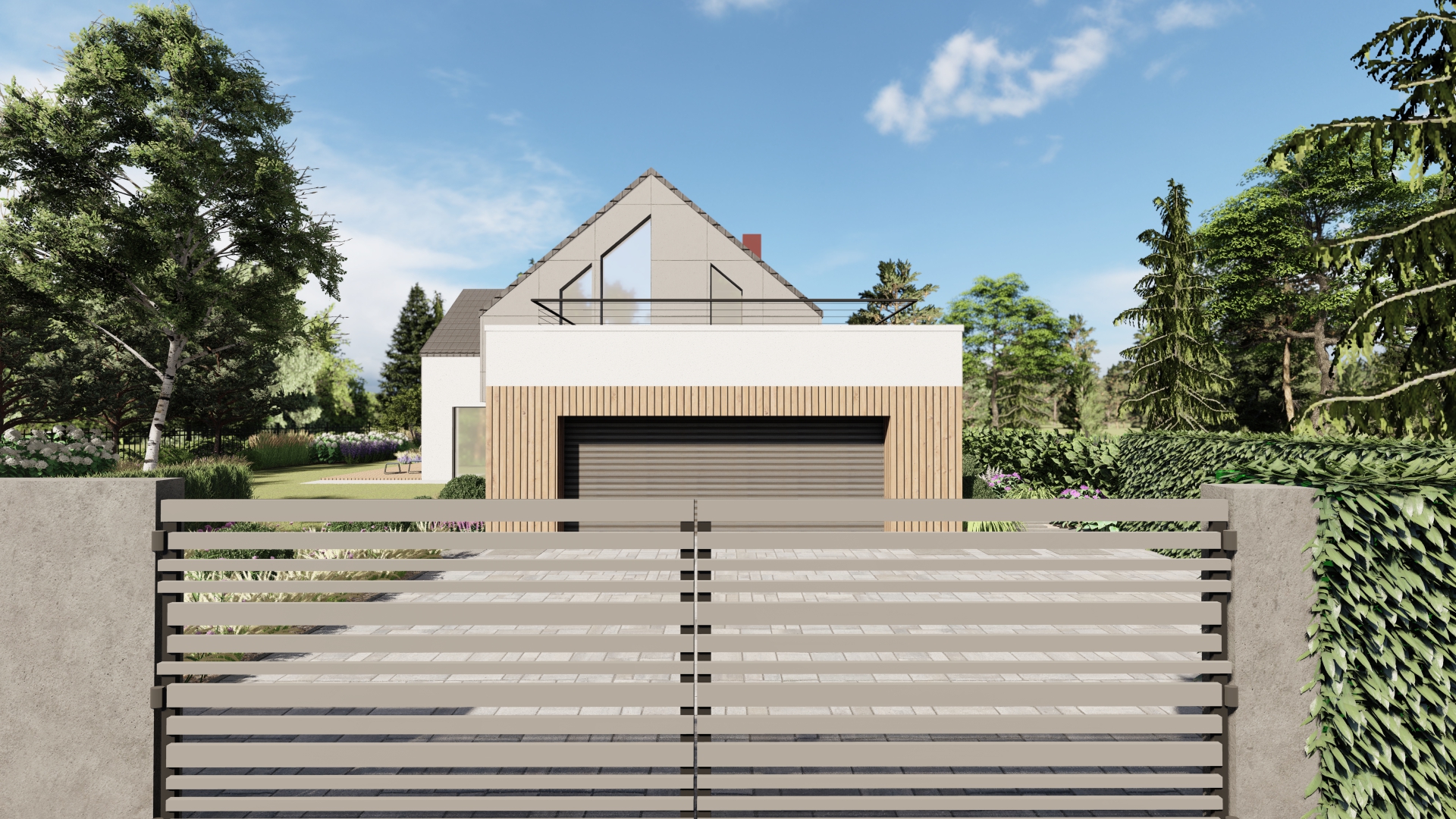 projekt nowoczesnego ogrodu w gdańsku