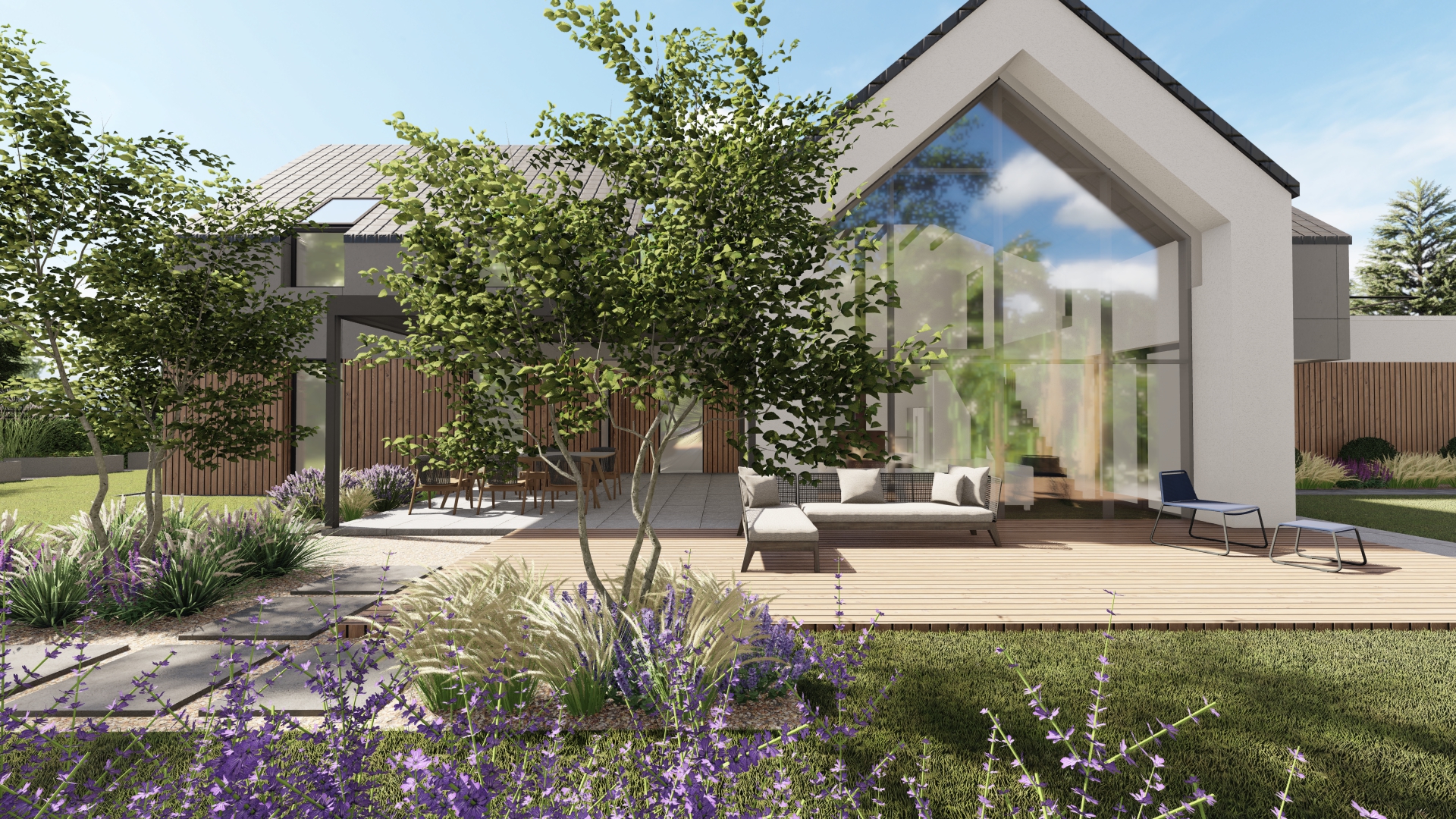 projekt nowoczesnego ogrodu w gdańsku