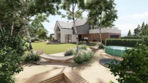 projekt nowoczesnego ogrodu w gdańśku