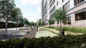 Zieleń osiedlowa Poznań