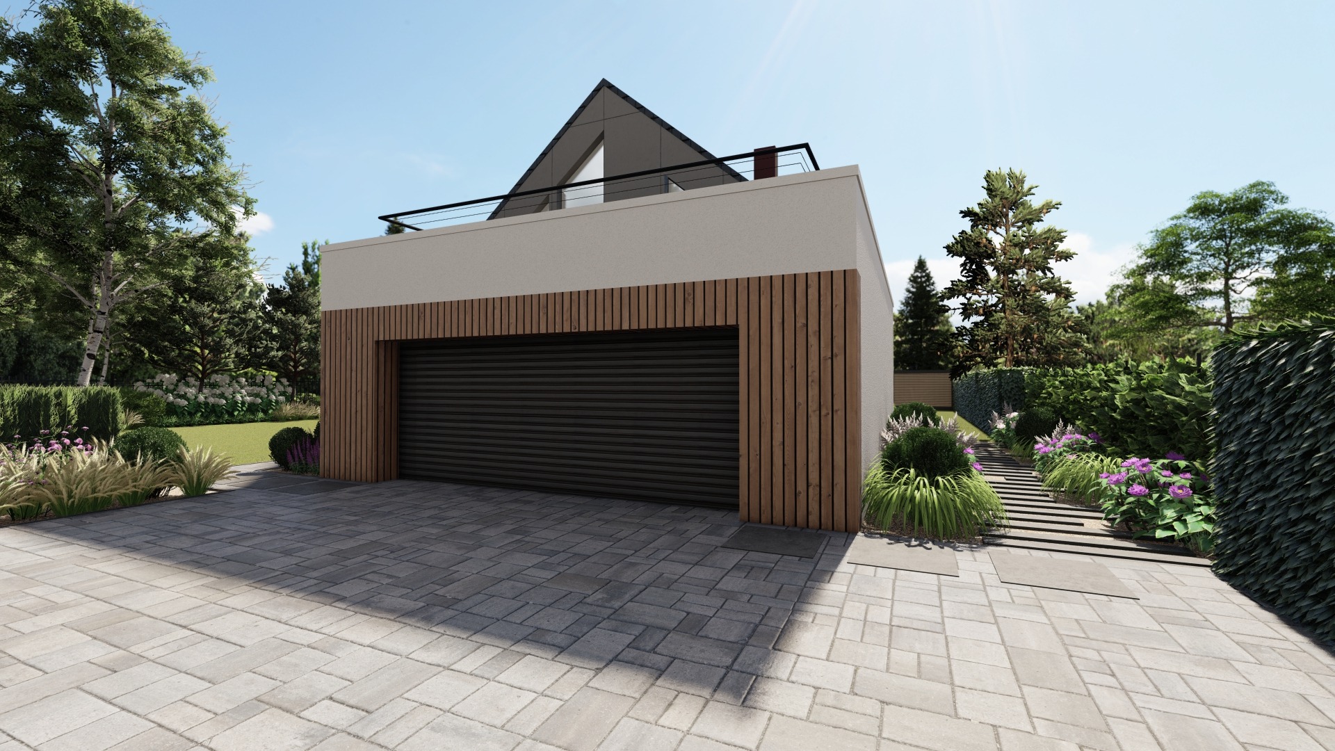 projekt nowoczesnego ogrodu w gdańsku