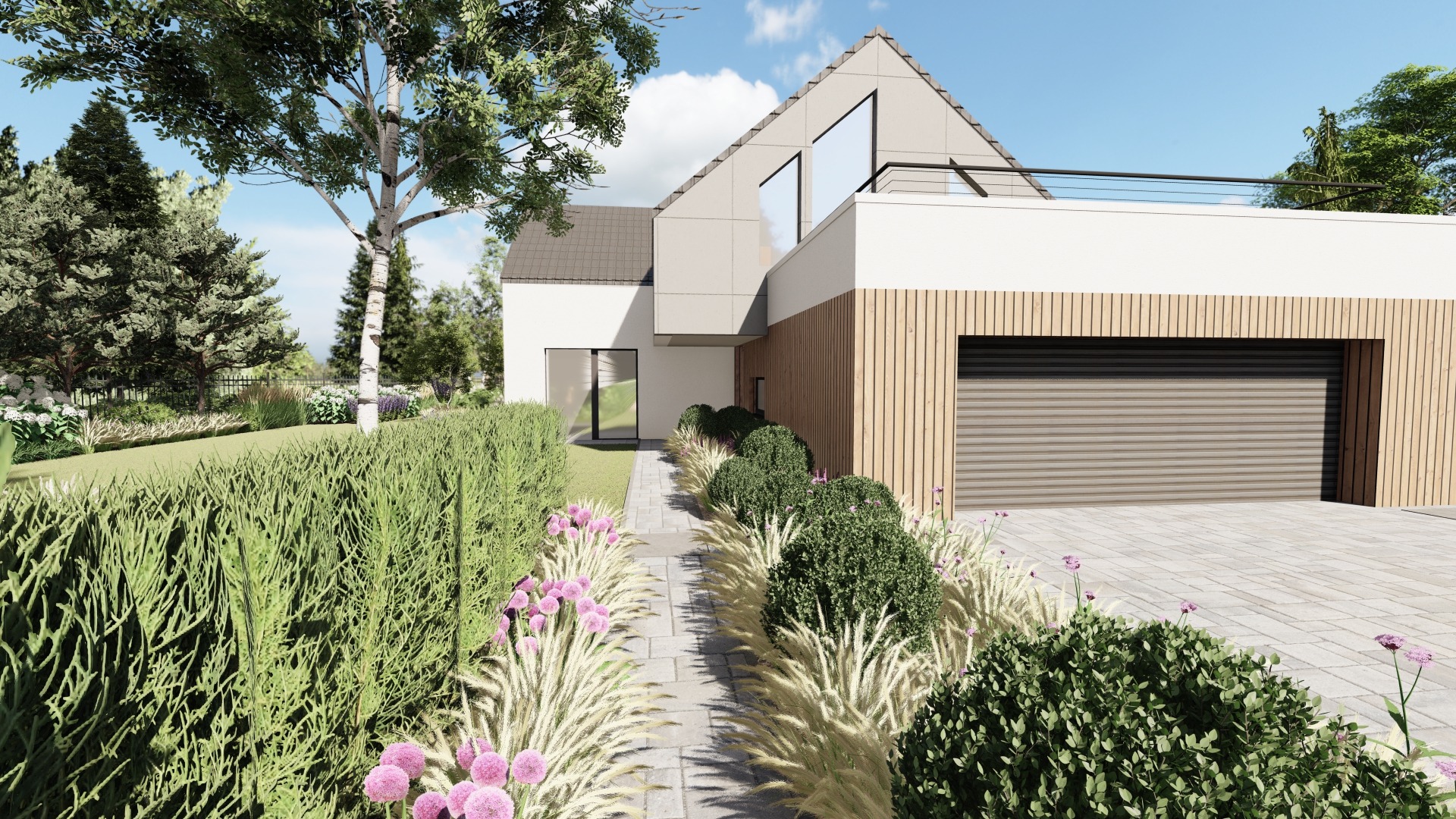 projekt nowoczesnego ogrodu w gdańsku