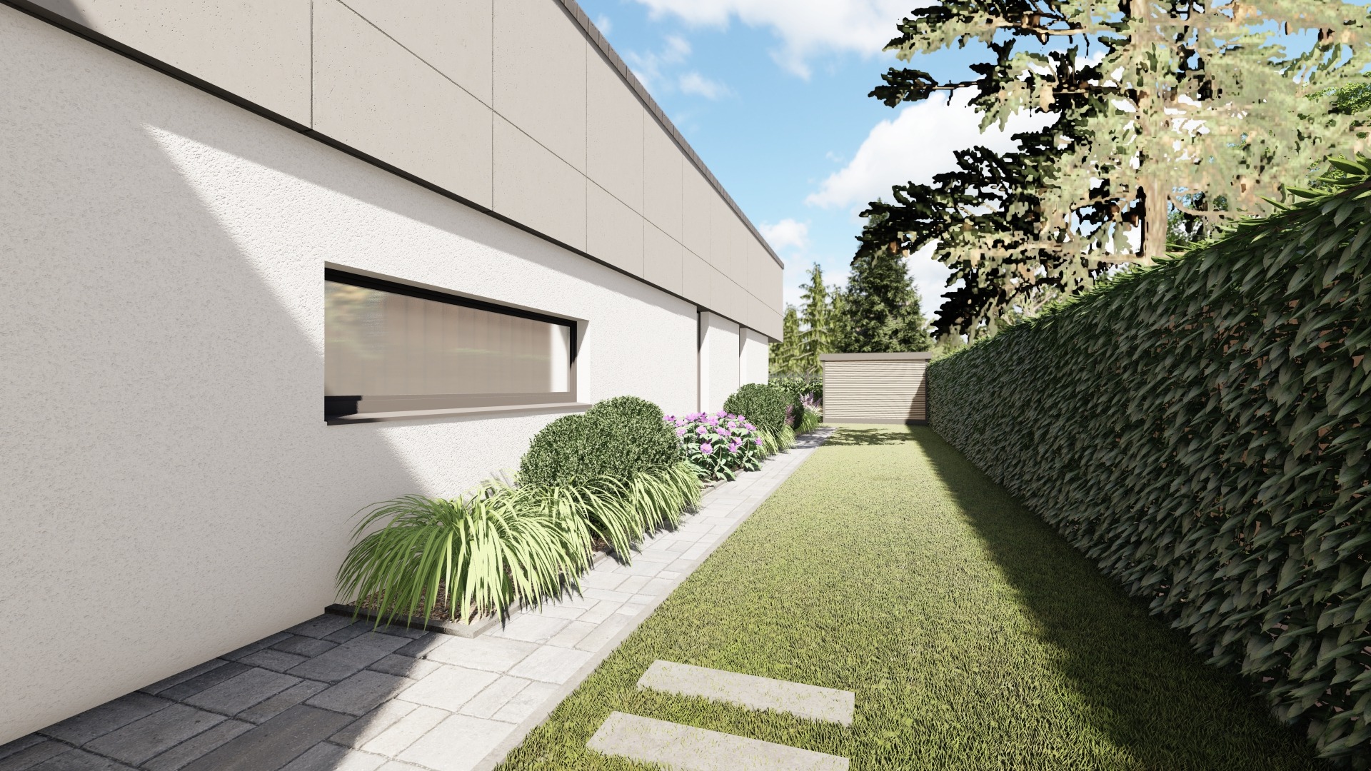 projekt nowoczesnego ogrodu w gdańsku