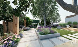 niewielki ogród przyjazny rodzinie