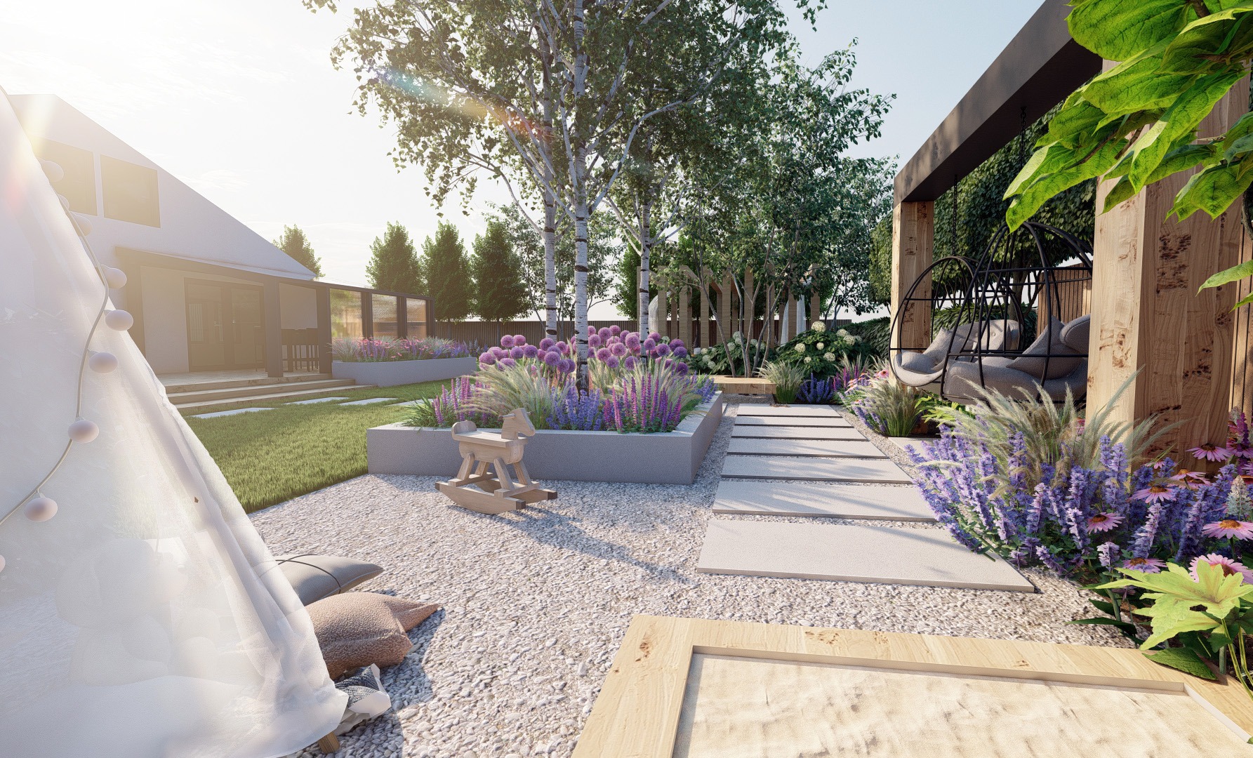 ogród przyjazny rodzinie