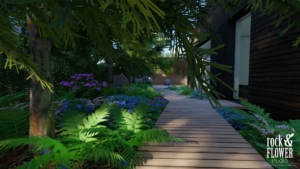 projekt minimalistycznego ogrodu w Koninie