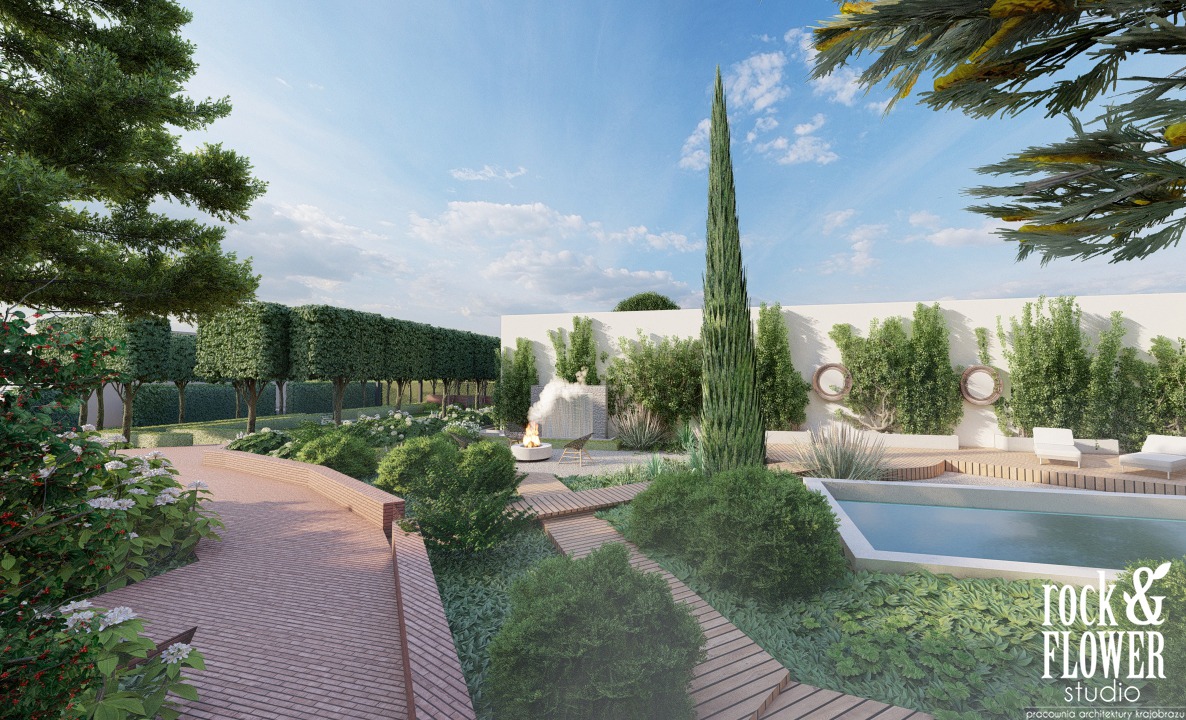 ogród francuski w Międzychodzie