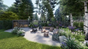 nowoczesny ogród z klasą