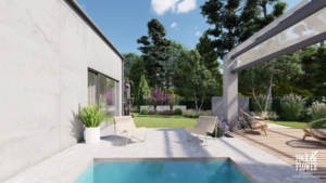 nowoczesny ogród z klasą