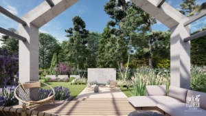 nowoczesny ogród z klasą