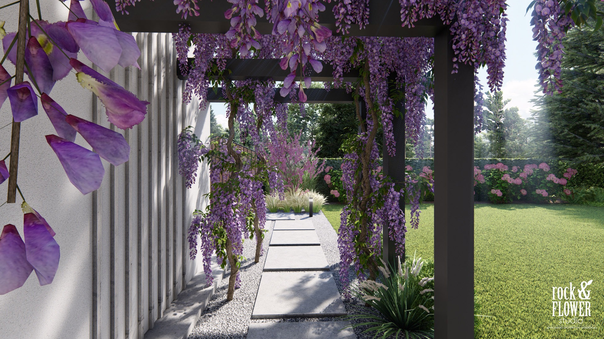 nowoczesny ogród z klasą