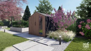 nowoczesny ogród z klasą