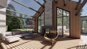 nowoczesny ogród z klasą