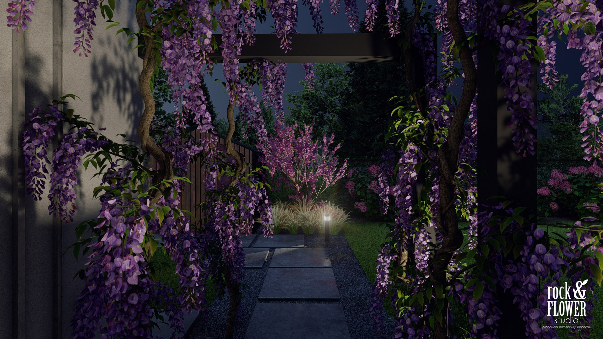 nowoczesny ogród z klasą