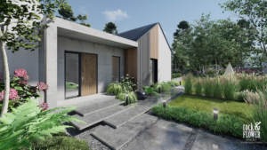 nowoczesny ogród z klasą