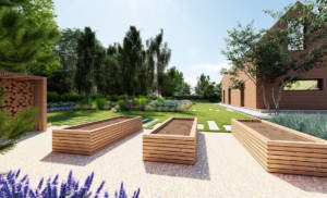 Nowoczesny ogród na Pomorzu