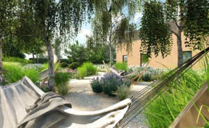 Nowoczesny ogród na Pomorzu