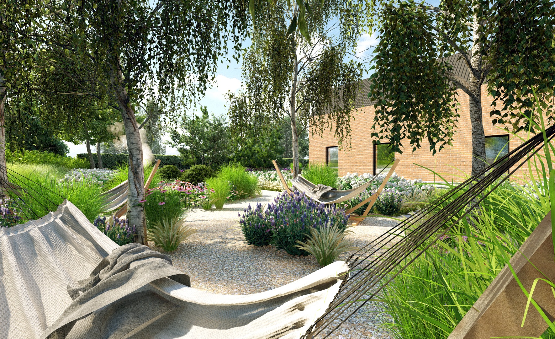 Nowoczesny ogród na Pomorzu