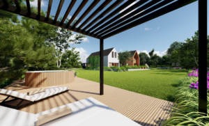 Nowoczesny ogród na Pomorzu