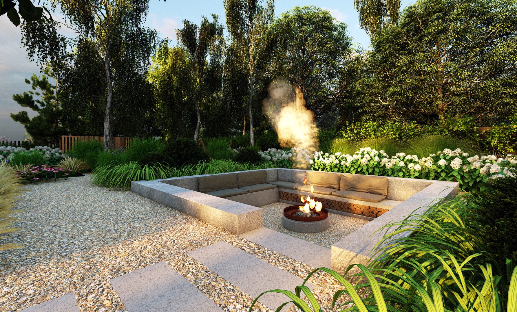 Nowoczesny ogród na Pomorzu